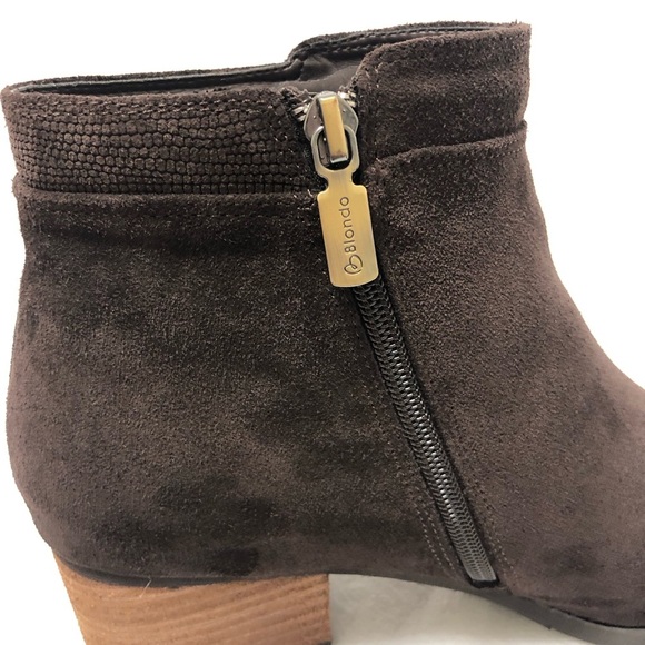 Blondo Waterproof Suede Ankle Boots Size 9.5 Boho Granola Girl Western Country - Picture 10 of 14